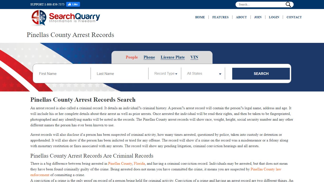 Free Pinellas County Arrest Records | Enter a Name to View ...